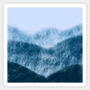 Abstract Smoky Mountains Sticker